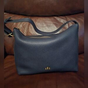 Portland Leather Large Slouchy Shoulder Bag - Color: Night Owl